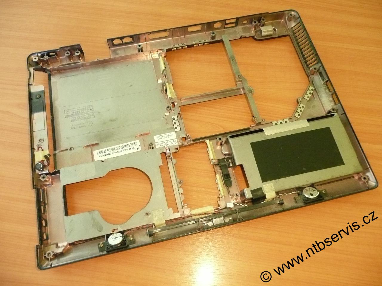 Spodní díl šasí, kryt Asus A8N, A8 series
