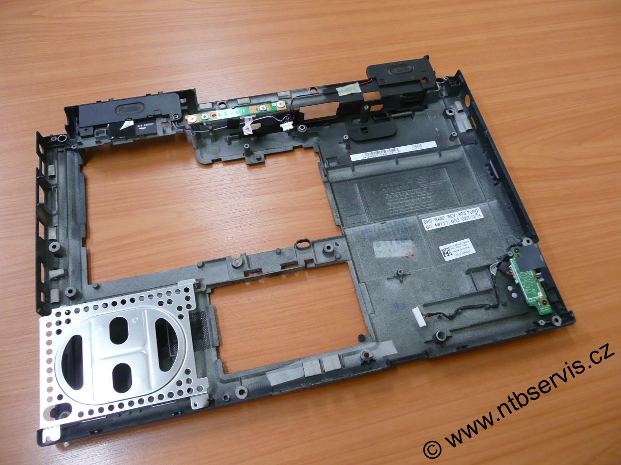 Spodní vana, šasí, kryt Dell XPS M1530
