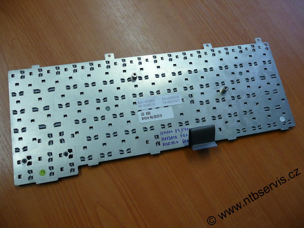 Klávesnice Premio 6010N, MaxData Pro 8100, Lenovo V7 V70