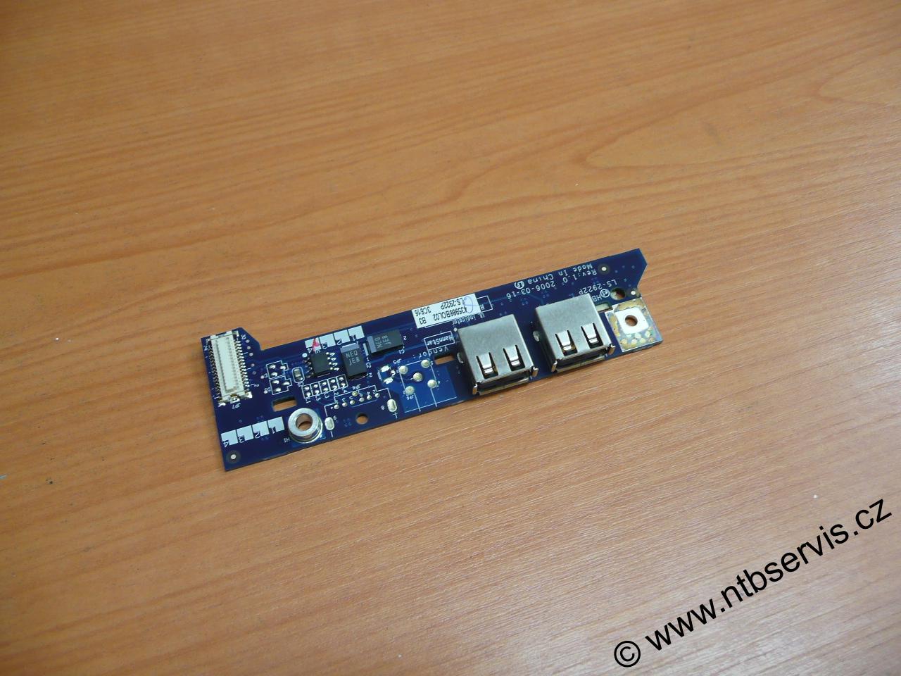 USB konektory + zapínací tlačítka pro Acer Aspire 3690