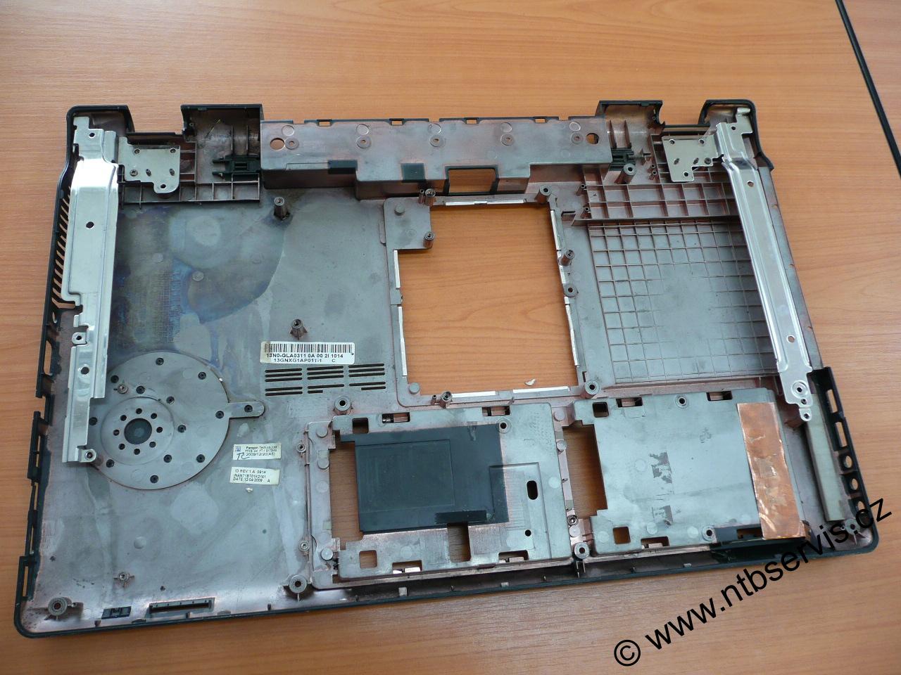 Spodní díl šasí pro Asus N71J, N71 series