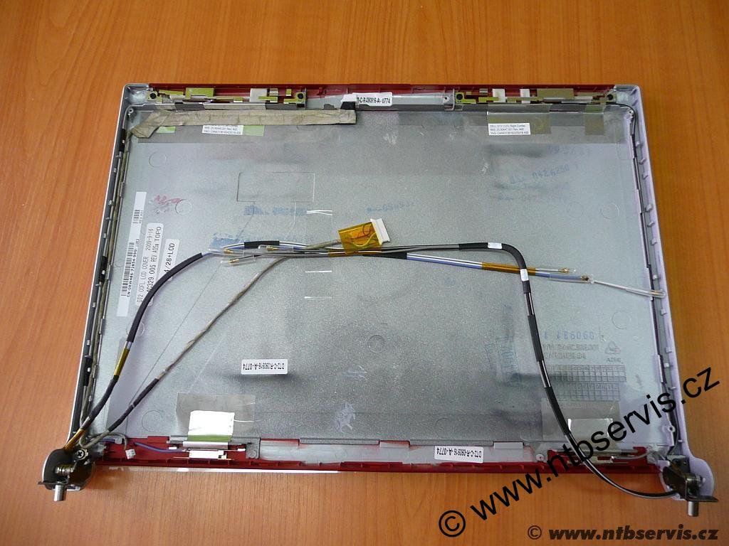 Víko LCD Dell XPS M1330 Rubby RED