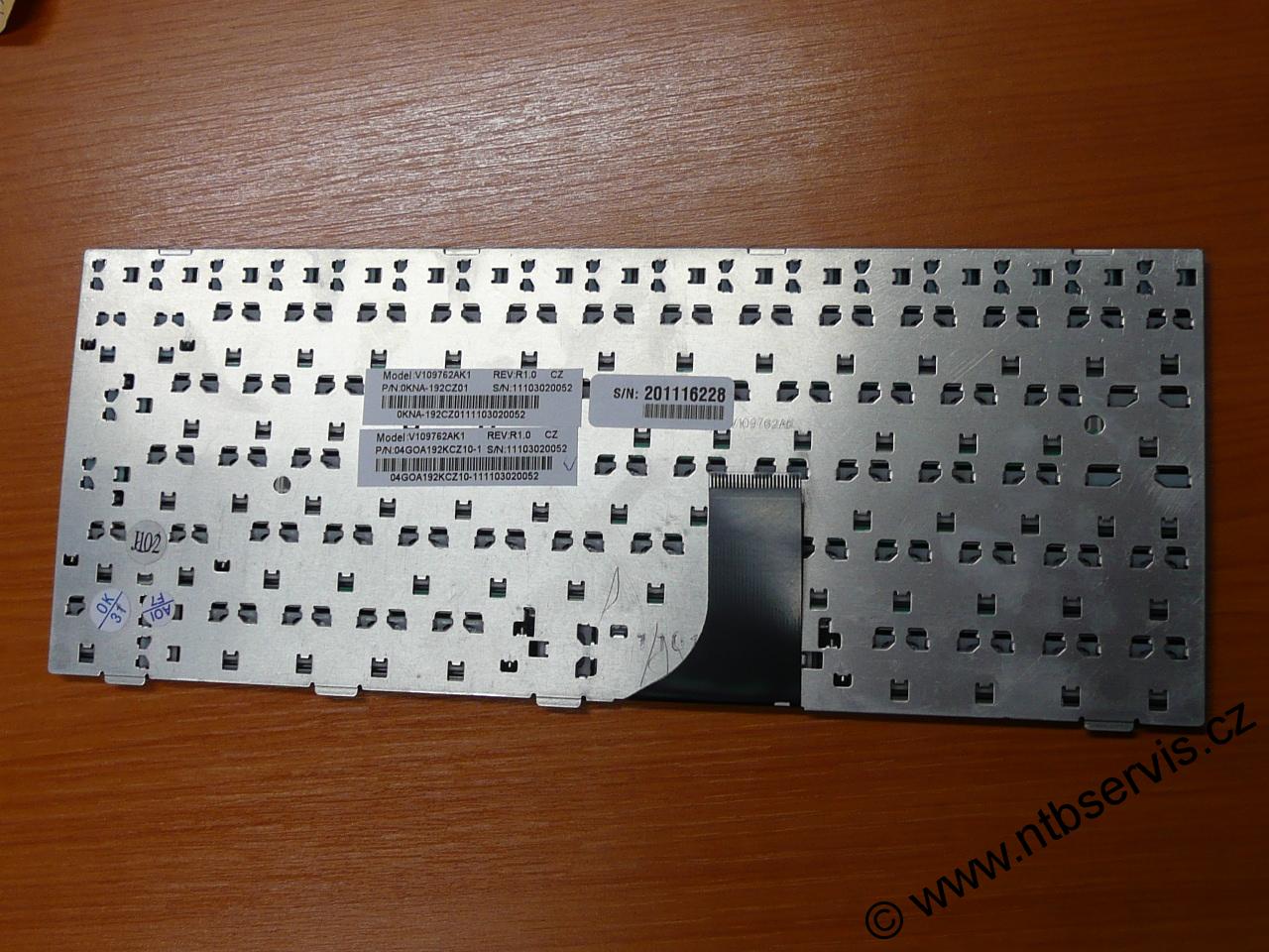 Klávesnice CZ Asus EEE PC 1001/1005/1008