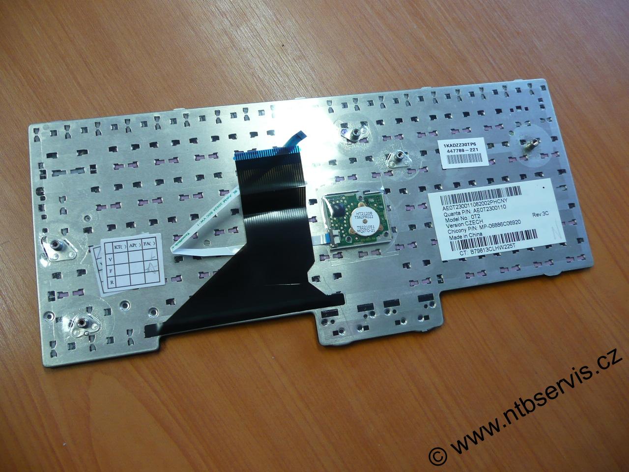 Klávesnice CZ pro HP Compaq 2510p