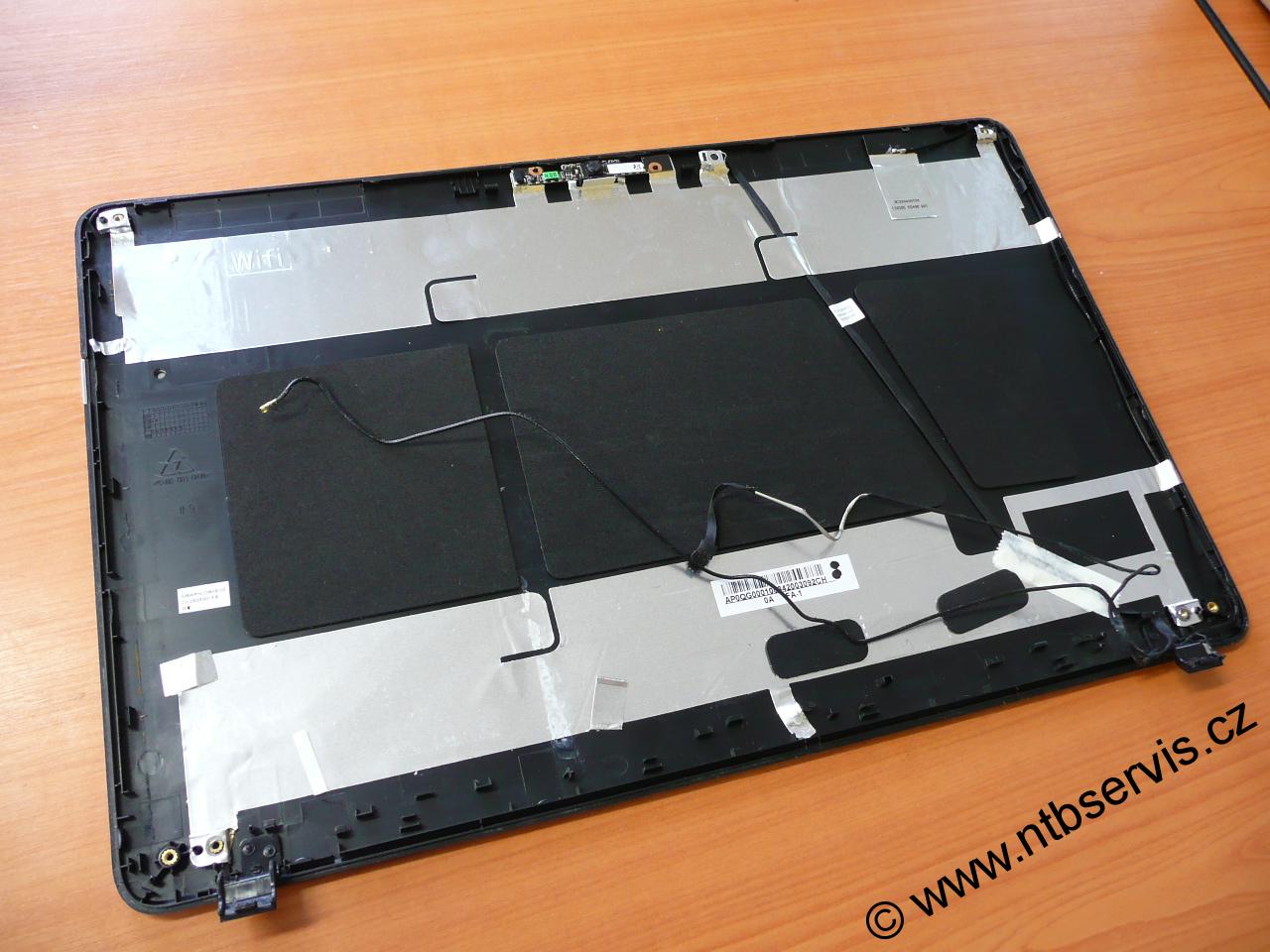 Víko LCD pro Packard Bell TE11BZ, TE11HC