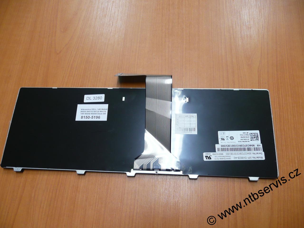 Klávesnice SK Dell Inspiron 13Z N311z,14R N411z,M4040,N4050,N4110,N5040,N5050