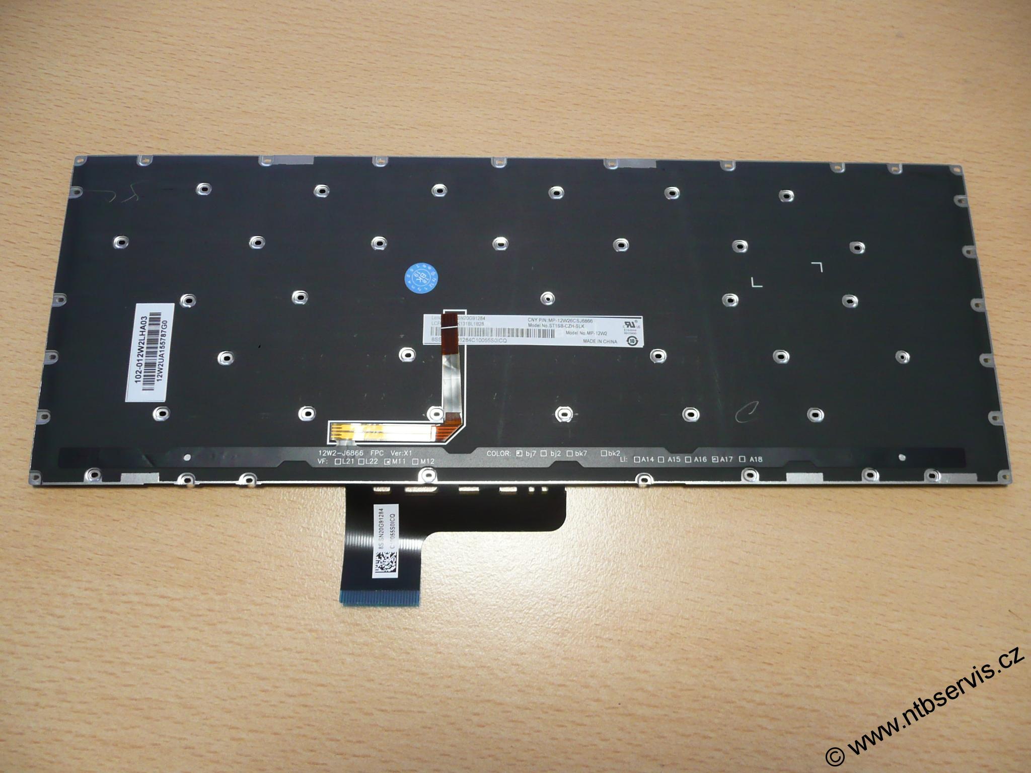 Klávesnice CZ Lenovo IdeaPad YOGA 2 13 PODSVÍCENÁ