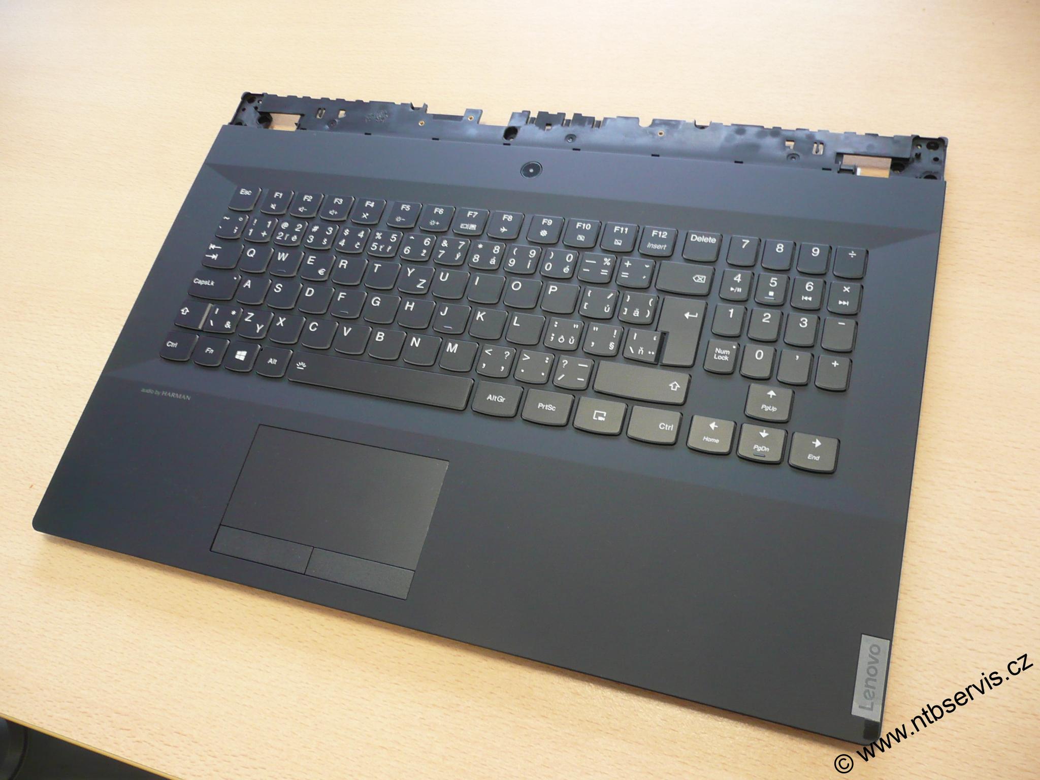 Horní šasí s podsvícenou CZ klávesnicí Lenovo LEGION Y540-17IRH