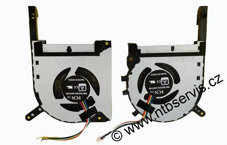 Sada ventilátor CPU a GPU ASUS TUF Gaming FX506, FX506LH, FA506, FA706, FX505, FX505DT, FX505GE, FX505GM, FX705, FX706