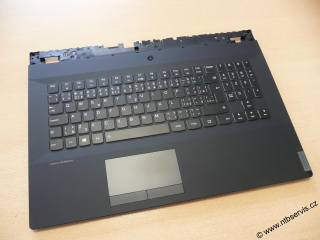 Horní šasí s podsvícenou CZ klávesnicí Lenovo LEGION Y540-17IRH